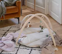 Sebra — Мягкий развивающий игровой коврик с дугами (Baby Gym)  коллекция Wildlife