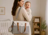 Jikel tagliklar uchun sumka (Diaper Bag)  Grey rangi