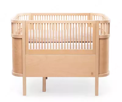 Sebra — Детская кроватка-трансформер Baby & Jr., Wooden Edition