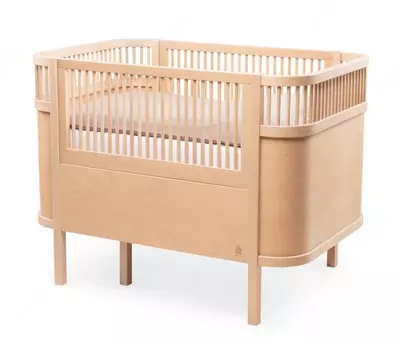 Sebra — Детская кроватка-трансформер Baby & Jr., Wooden Edition