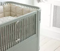  Sebra — Детская кроватка-трансформер Baby & Jr.  цвет Mist Green - 