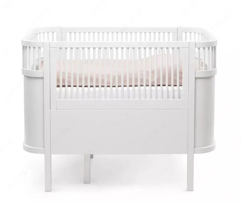 Sebra — Детская кроватка-трансформер Baby & Jr., цвет Classic White