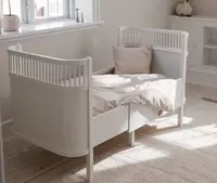  Sebra — Детская кроватка-трансформер Baby & Jr.  цвет Classic White CHICCOBABY.UZ