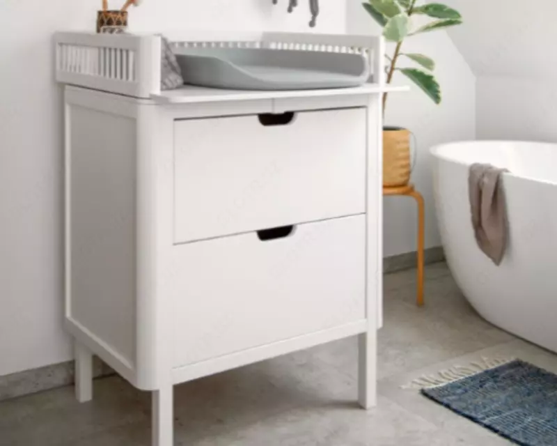 Sebra — Пеленальный столик, цвет Classic White
