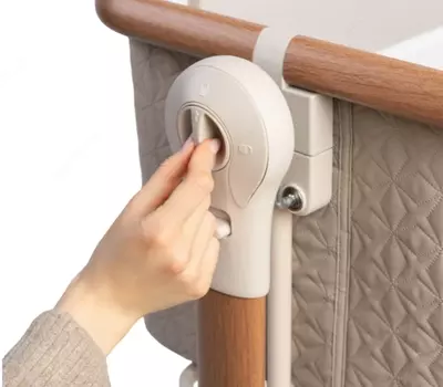 Jikel — приставная кроватка Nest Glide — деревянный бежевый