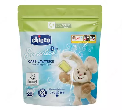 CHICCO — kir yuvish kapsulalari, 20 dona