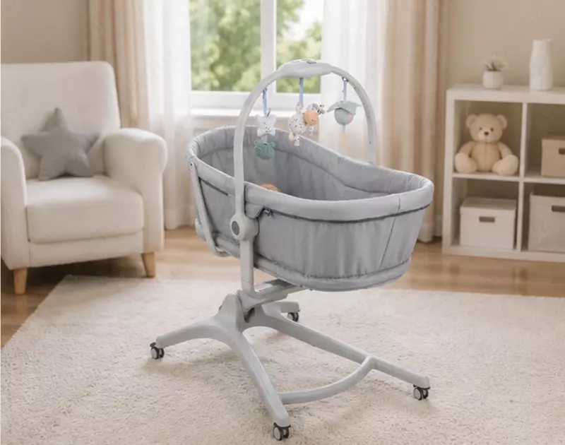 CHICCO BABY HUG 4 IN 1 — 0–36 oylik uchun beshik, GREY RE_LUX