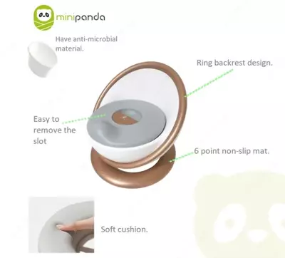 MINI PANDA SPACE TOLLY — bolalar tuvagi, bronza rang