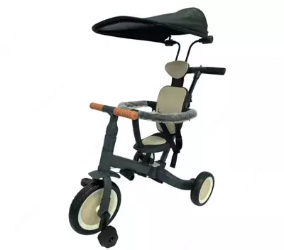 MINI PANDA PLAYTRIKE 5 IN 1 — 5 tasi 1da bolalar velosipedi