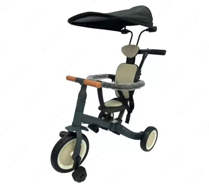 MINI PANDA PLAYTRIKE 5 IN 1 — 5 tasi 1da bolalar velosipedi
