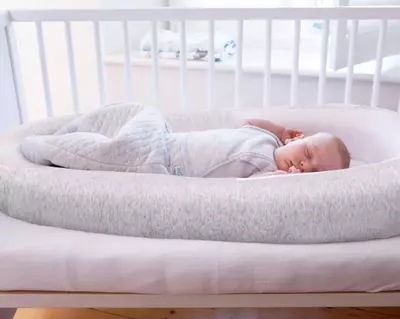 PURFLO SLEEP TIGHT BABY BED — chaqaloqlar uchun beshik, kulrang