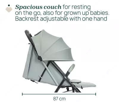 CHICCO TAORMINA — bolalar aravachasi, 0 oy–4 yosh, SAGE