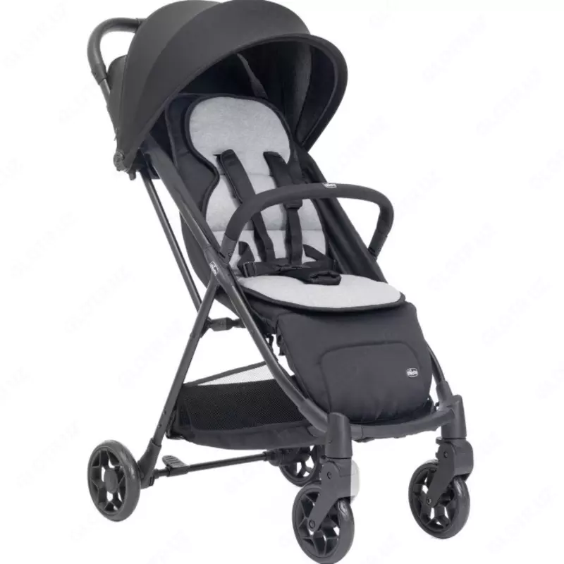 CHICCO TAORMINA STR — bolalar aravachasi, 0 oy–4 yosh, CHARCOAL