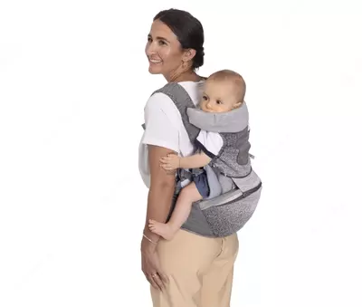 CHICCO AIRY HIP FIT — chaqaloq uchun kenguru-sumka, 0–36 oy, PEBBLE