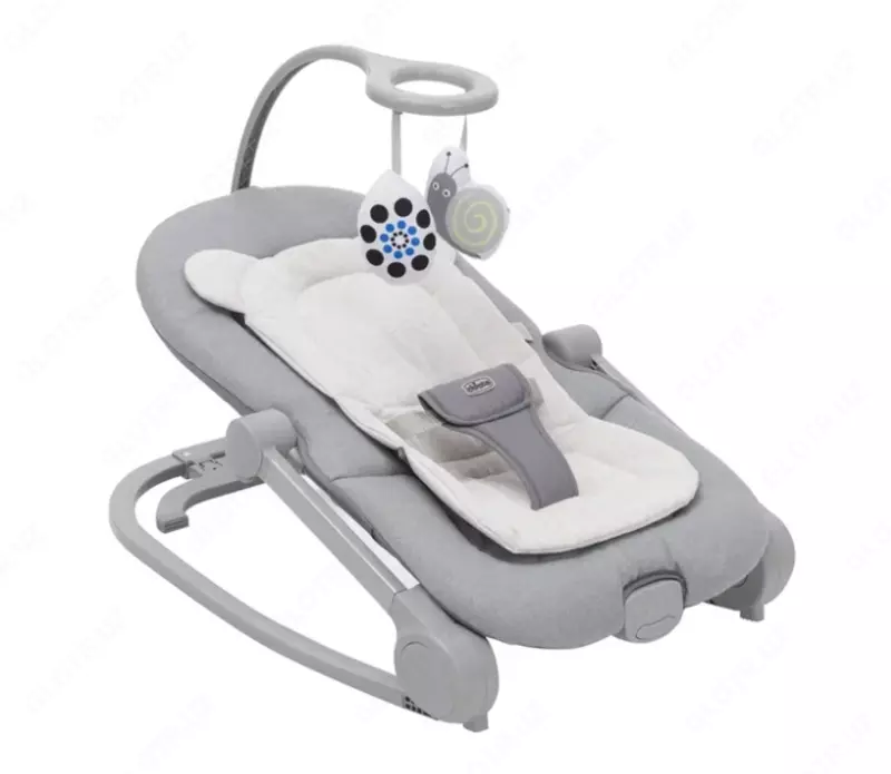 CHICCO MIA BOUNCER — bolalar uchun tebranuvchi shEzlong, PEBBLE
