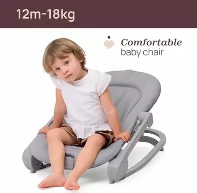 CHICCO MIA BOUNCER — bolalar uchun tebranuvchi shEzlong, PEBBLE