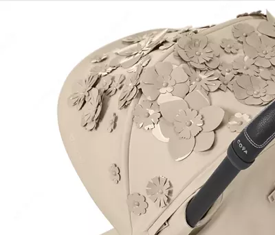 Коляска Cybex — Coya MattBL FE SFLO, SIMPLY FLOWERS, БЕЖЕВЫЙ