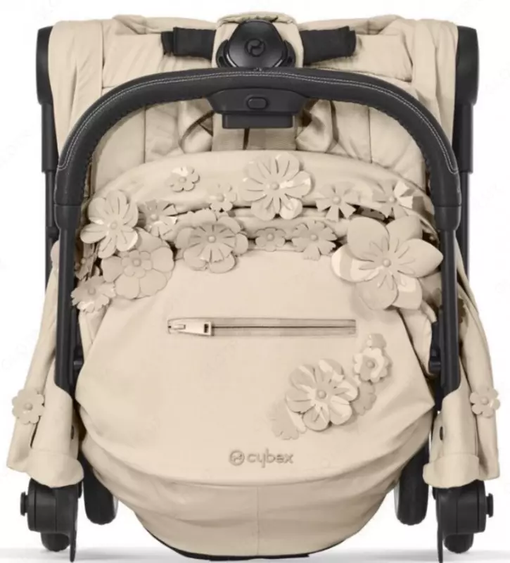 Коляска Cybex — Coya MattBL FE SFLO, SIMPLY FLOWERS, БЕЖЕВЫЙ