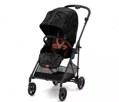 Коляска Cybex — Melio Street B Real Black, чёрный
