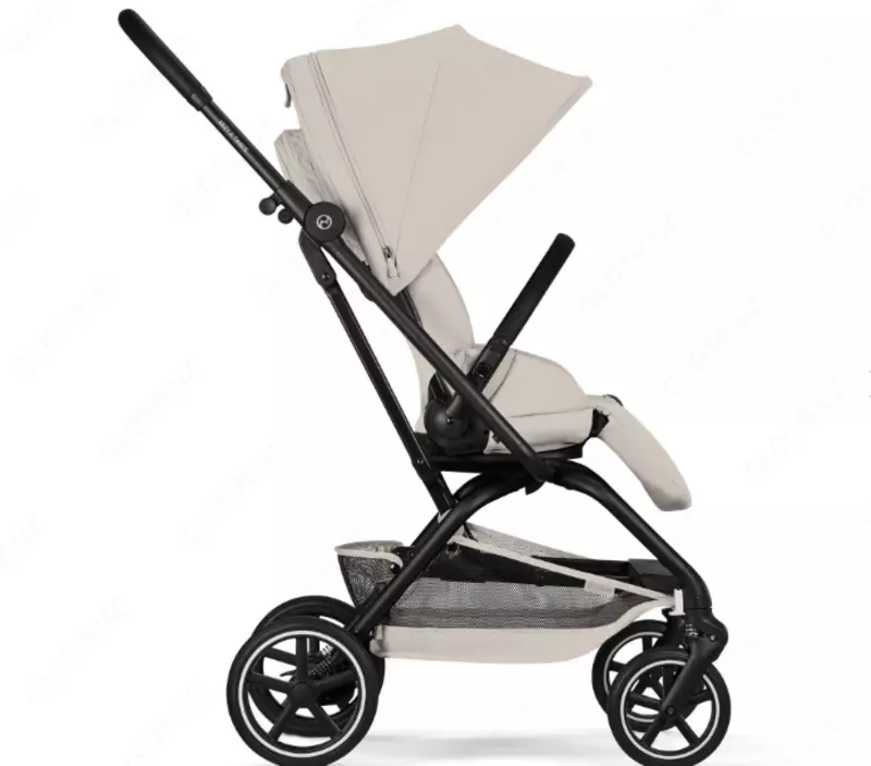 CYBEX EEZY S TWIST+2 BLK — DUNE GREY, kulrang bolalar aravachasi