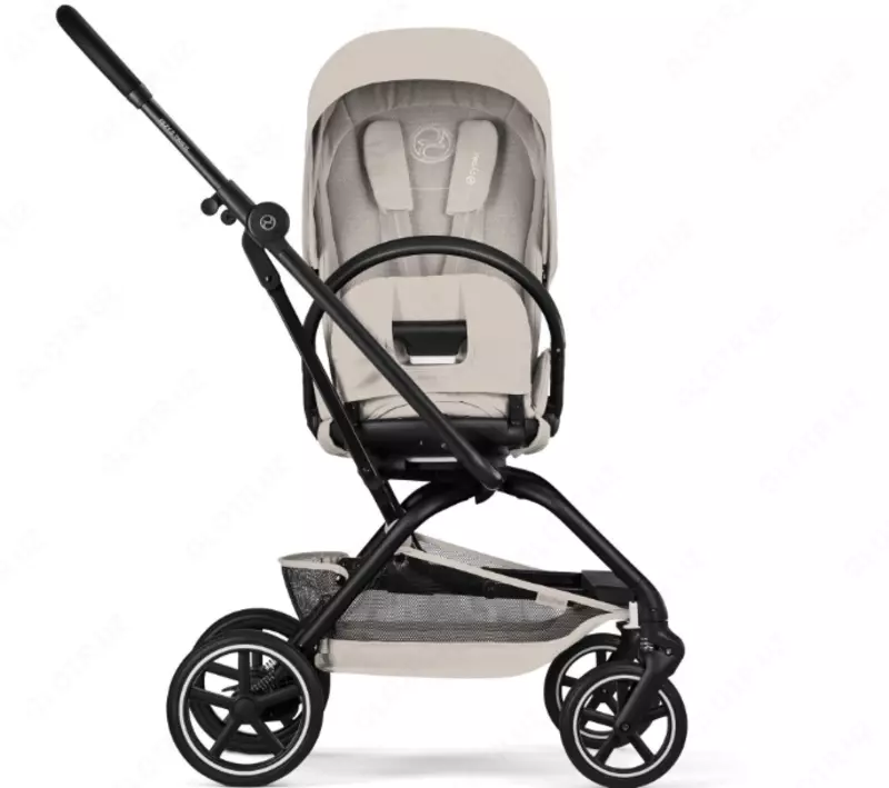 CYBEX EEZY S TWIST+2 BLK — DUNE GREY, kulrang bolalar aravachasi