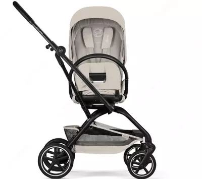 CYBEX EEZY S TWIST+2 BLK — DUNE GREY, kulrang bolalar aravachasi