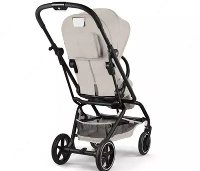 CYBEX EEZY S TWIST+2 BLK — DUNE GREY, kulrang bolalar aravachasi