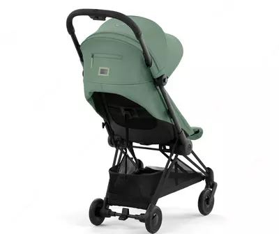 Коляска Cybex — Coya Matt Black Leaf Green, тёмно-зелёный