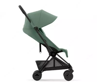Коляска Cybex — Coya Matt Black Leaf Green, тёмно-зелёный