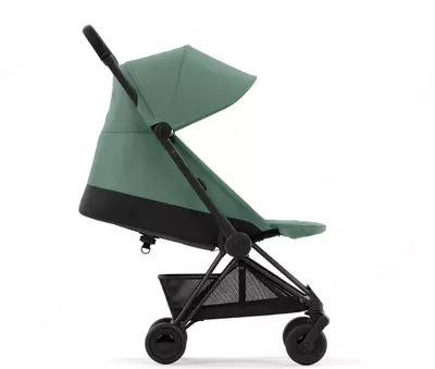 Коляска Cybex — Coya Matt Black Leaf Green, тёмно-зелёный