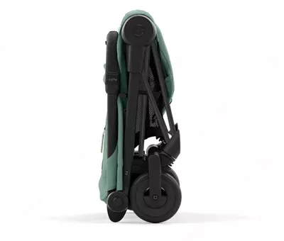 Коляска Cybex — Coya Matt Black Leaf Green, тёмно-зелёный