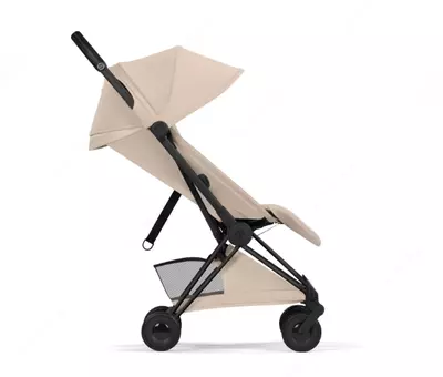 Коляска Cybex — Coya Matt Black/Cozy Beige, бежевый