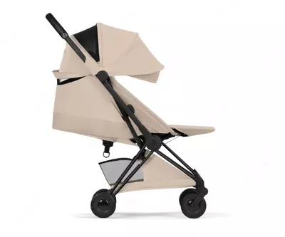 Коляска Cybex — Coya Matt Black/Cozy Beige, бежевый