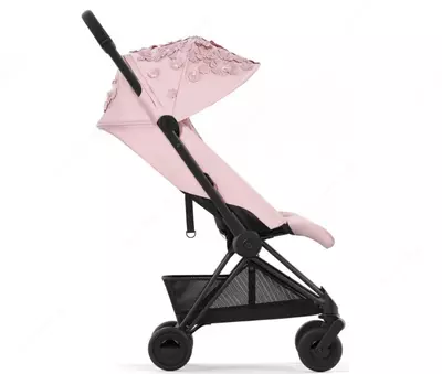 Коляска Cybex — Coya MattBL FE SFLO Simply Flowers Pink, светло-розовый
