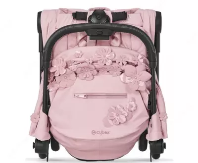 Коляска Cybex — Coya MattBL FE SFLO Simply Flowers Pink, светло-розовый