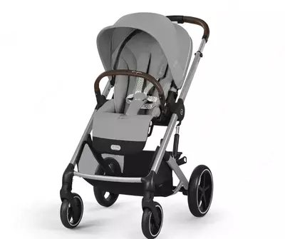 Коляска Cybex — Balios S Lux SLV B Stone Grey, средне-серый