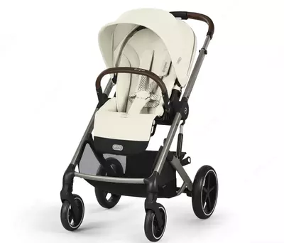 Коляска Cybex — Balios S Lux TPE Seashell Beige, светло-бежевый