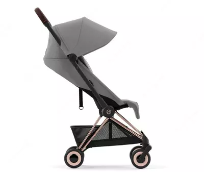 Коляска Cybex — Coya Matt Black Mirage Grey, тёмно-серый