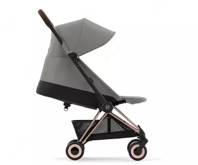 Коляска Cybex — Coya Matt Black Mirage Grey, тёмно-серый
