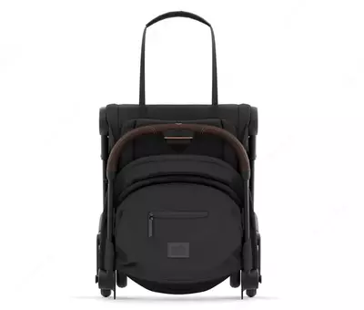 Коляска Cybex — Coya Matt Black Mirage Grey, тёмно-серый