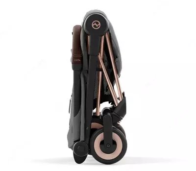 Коляска Cybex — Coya Matt Black Mirage Grey, тёмно-серый