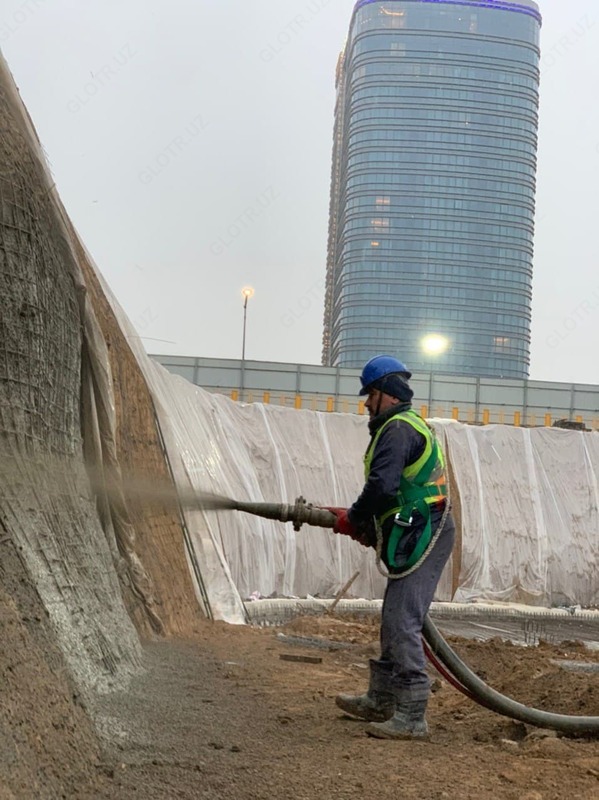 Торкретирование гидроизолирующими составами