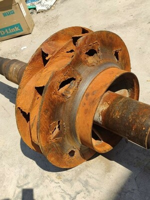 Восстановление корпусов, рабочих колес насосных агрегатов материалами Belzona