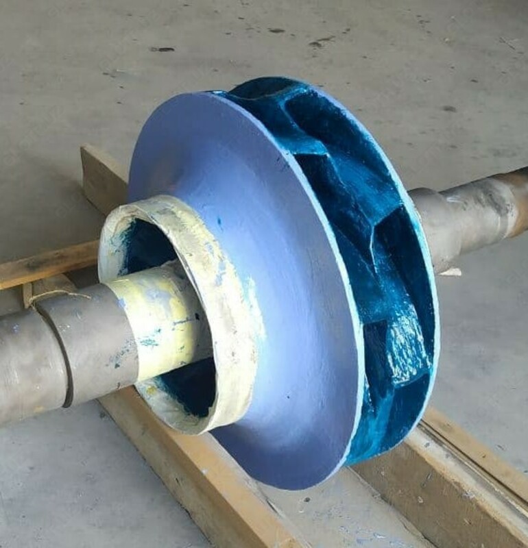 Восстановление корпусов, рабочих колес насосных агрегатов материалами Belzona