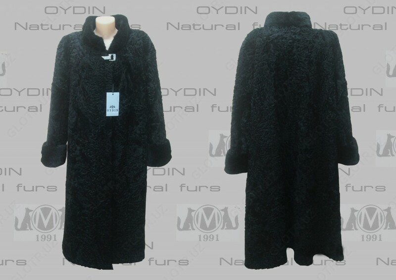 Astraxan mo&#39;ynali Art mo&#39;ynasidan mo&#39;ynali palto urg&#39;ochi. SH003