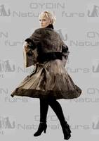 Astraxan mo&#39;ynali Arth tabiiy mo&#39;ynasidan mo&#39;ynali palto. SH034 Ulgurji va chakana