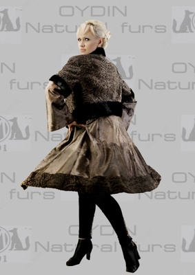 Astraxan mo&#39;ynali Arth tabiiy mo&#39;ynasidan mo&#39;ynali palto. SH034 Ulgurji va chakana