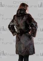 Qisqa moynali postinli tabiiy nutria moyna Art. SH044 - {0} so'mdan