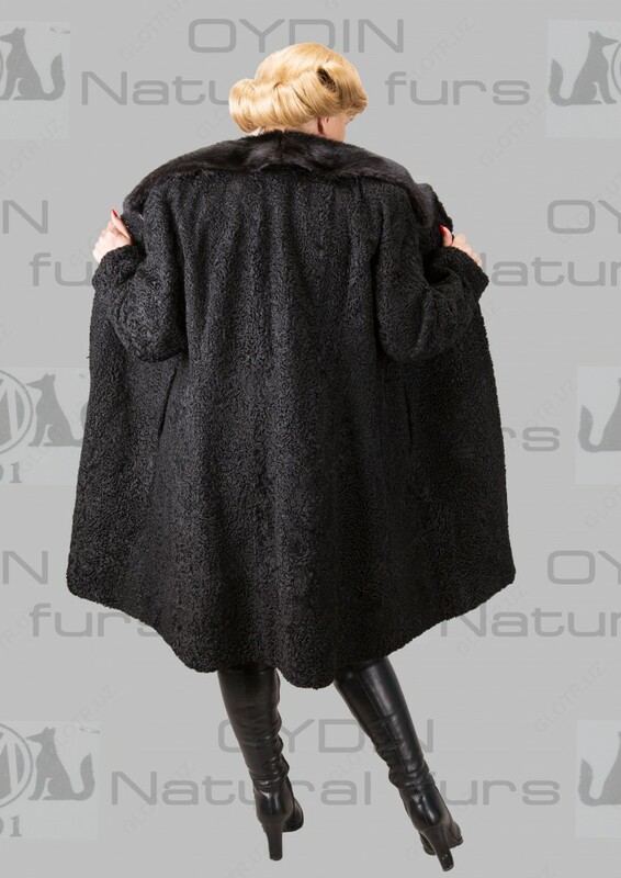 от {0} сум Шуба из каракуля с воротником из черной норки