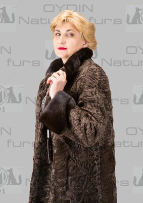 Полушубок из афганской каракульчи